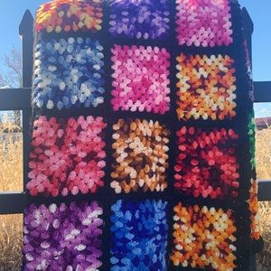 Vintage Afghan Throw Blanket